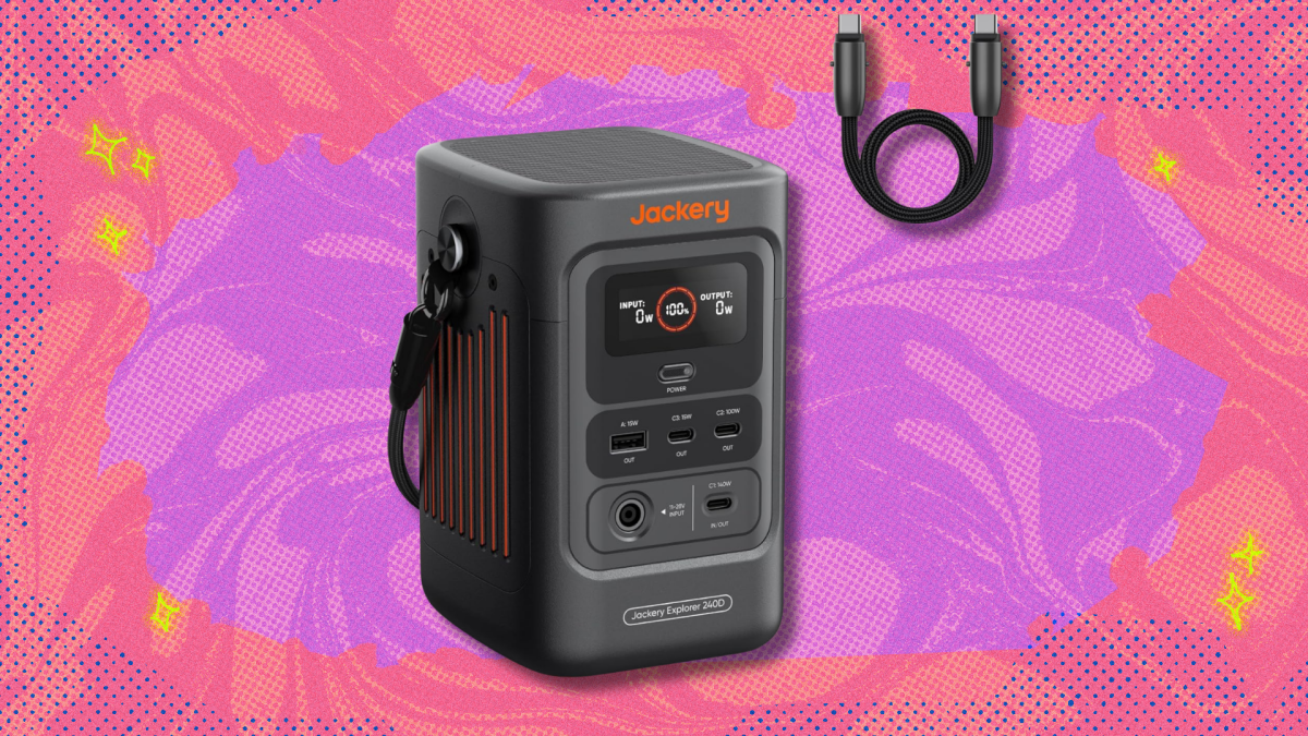 Stay powered up wherever you are with the Jackery Explorer 240D Power Bank for its best price yet