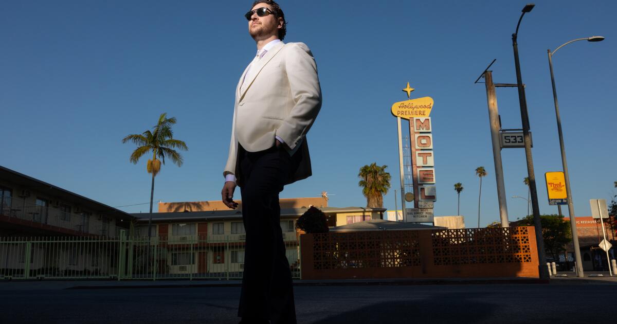 Why this author's spray-painted 'Kill Dick' stencil art is all over L.A. sidewalks