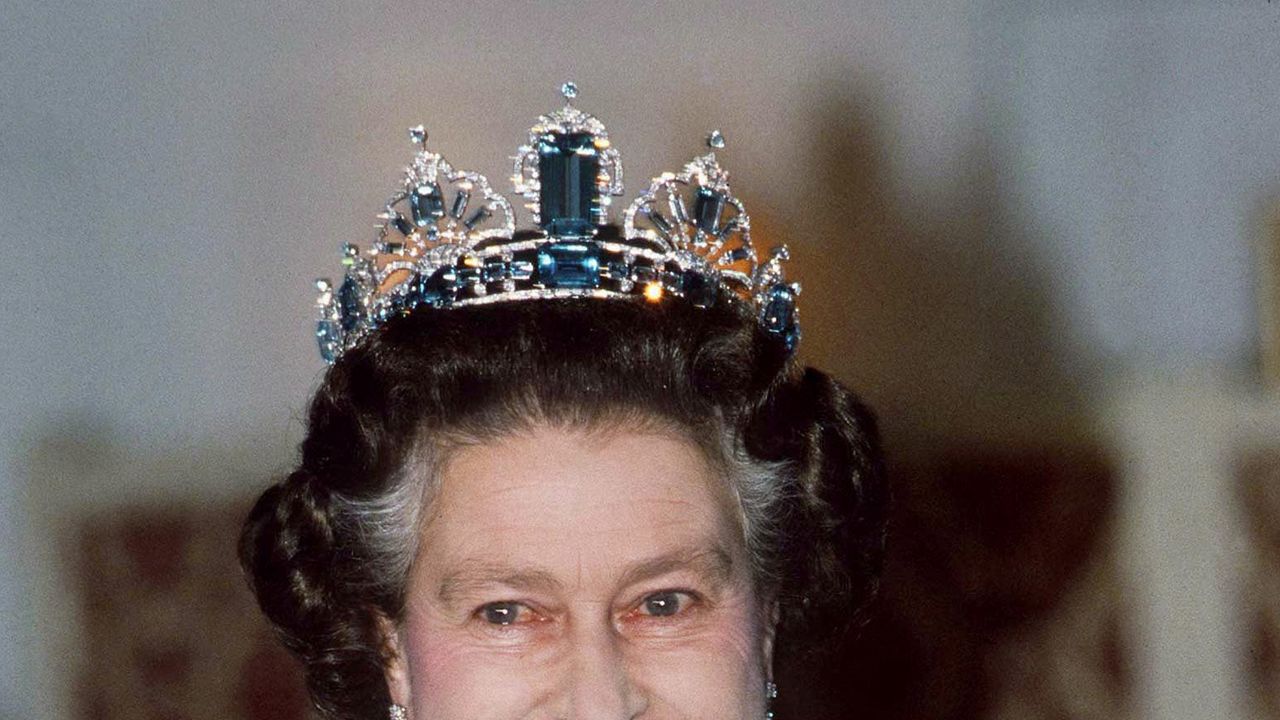 The dazzling history of the Brazilian Aquamarine Tiara that was worn by Queen Elizabeth II on historic state visits