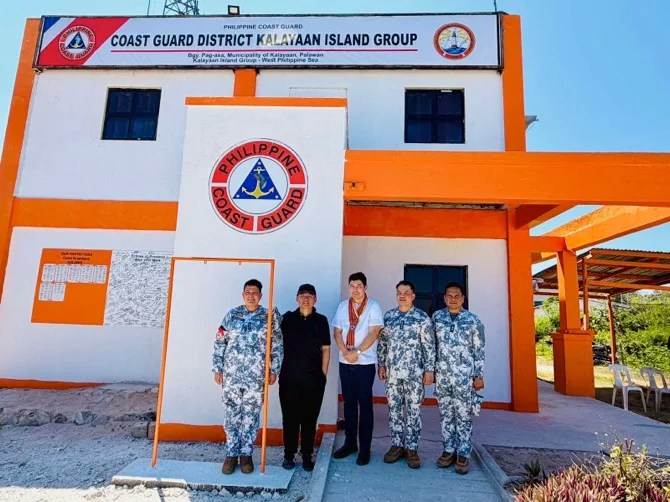 Philippines opens key coast guard base in disputed waters