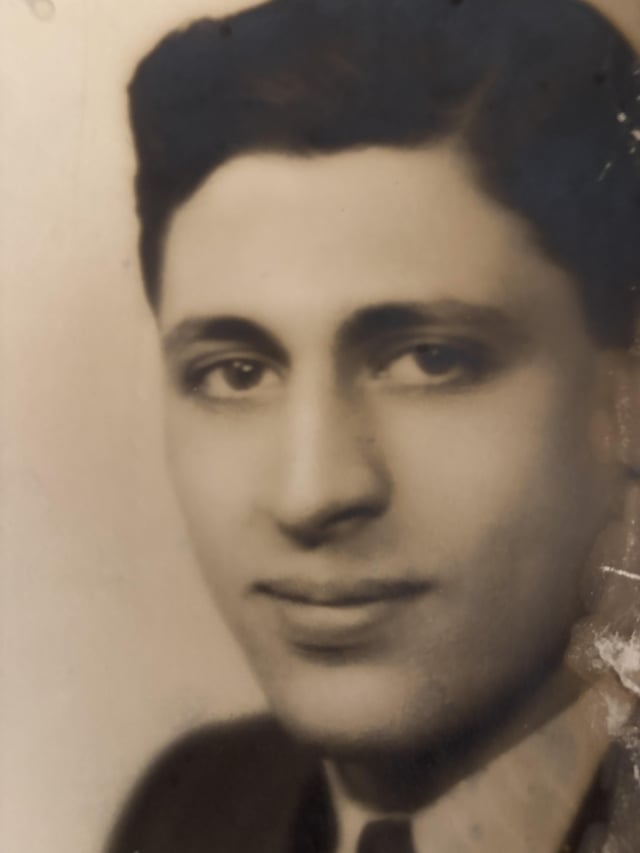 My grandpa’s high school graduation photo. I have never seen this picture before