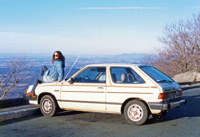Girl on Car, 1980s