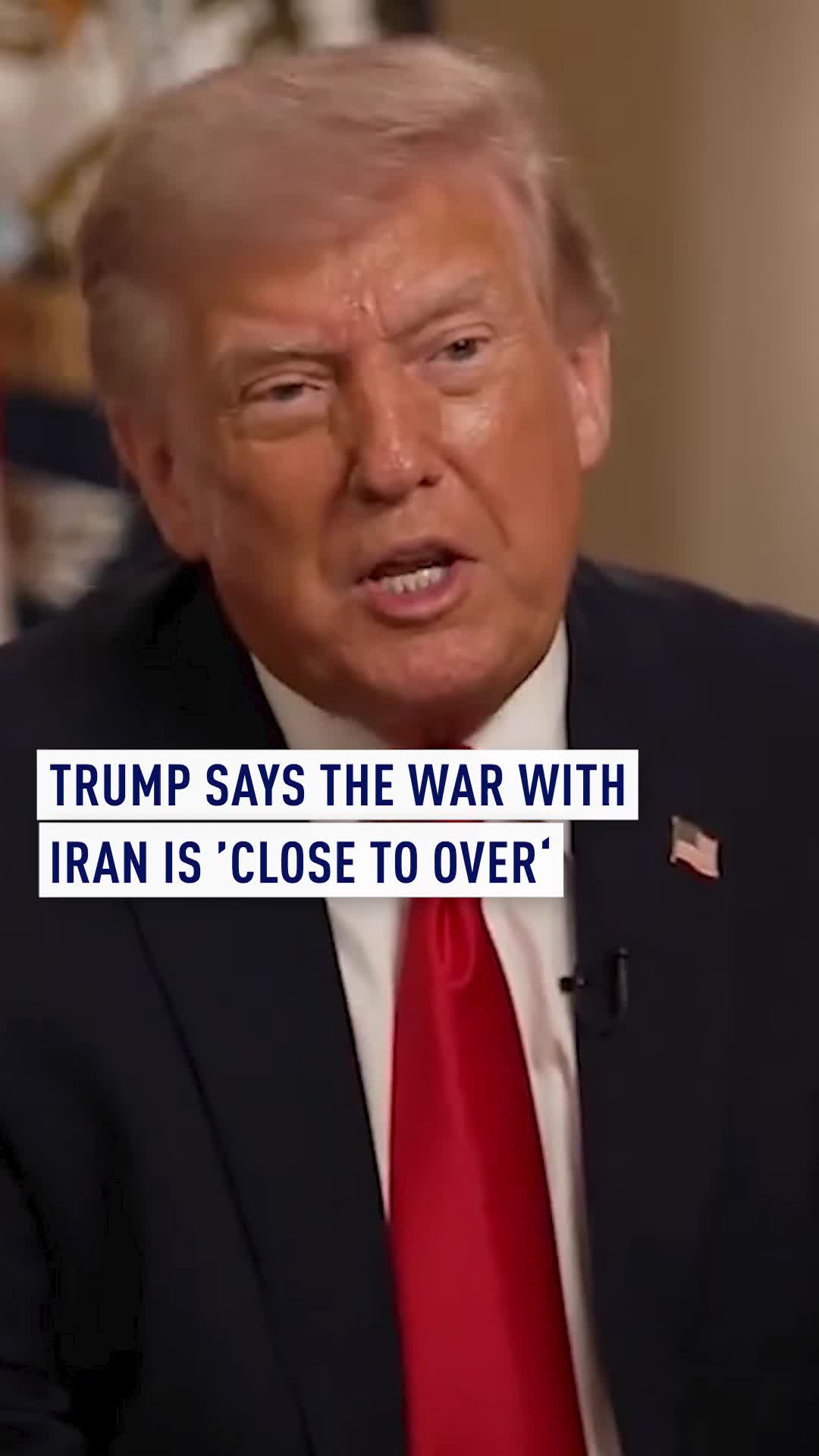 In a Tuesday interview with Fox News, US President Donald Trump said the war with Iran is 'close to over', adding that Iran wants to make a deal 'very badly'. #Trump #Iran #war #UnitedStates #conflict