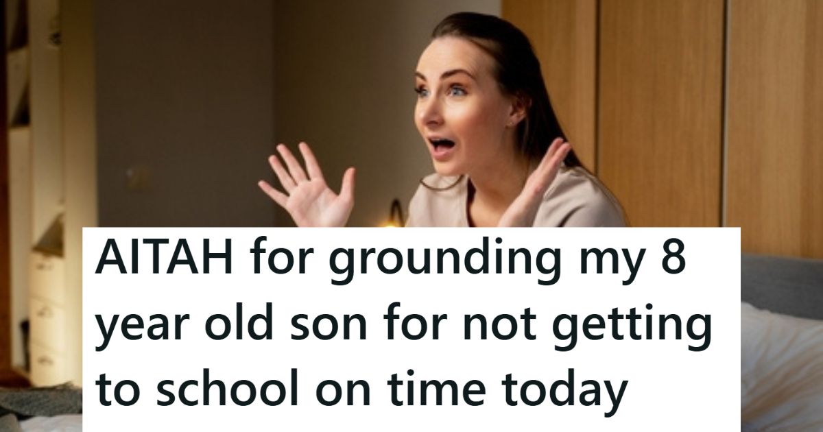 Mom Overslept And When Her Son Woke Up For School, He Played Video Games Instead Of Waking Her Or Getting Ready, So She Grounded Him
