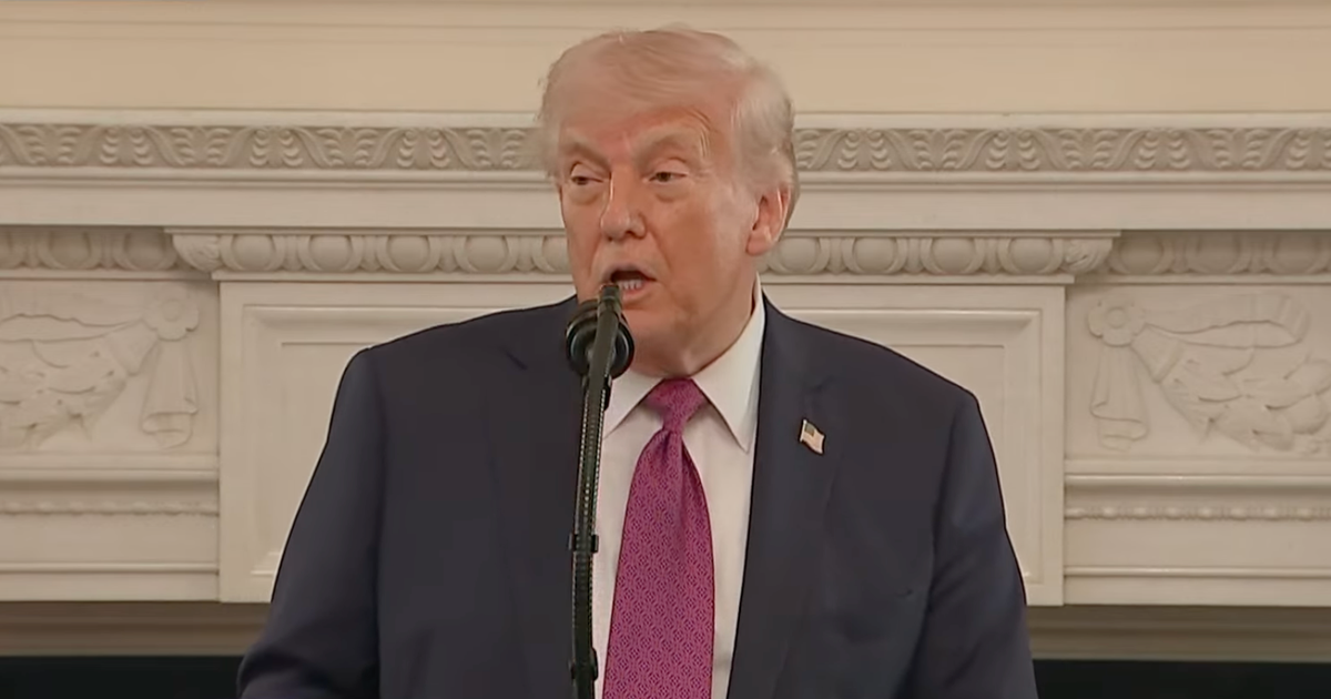 Donald Trump met with stunning silence after bragging about banning transgender athletes to college champions