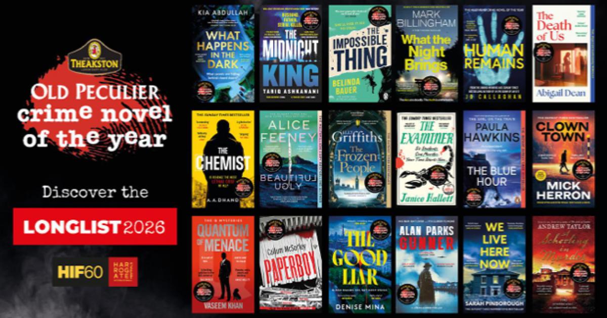 Bradford author longlisted for Crime Novel of the Year award
