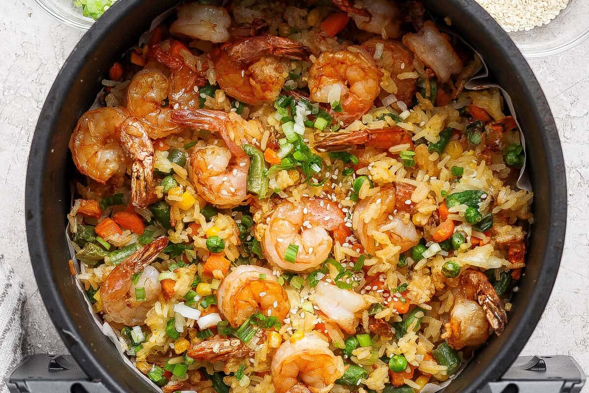 Crispy Air Fryer Fried Rice