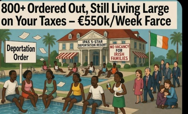 Ireland's Deportation Farce: Over 800 Illegal Migrants Ordered Out Still Living Large on Taxpayer Euros In a stunning di...