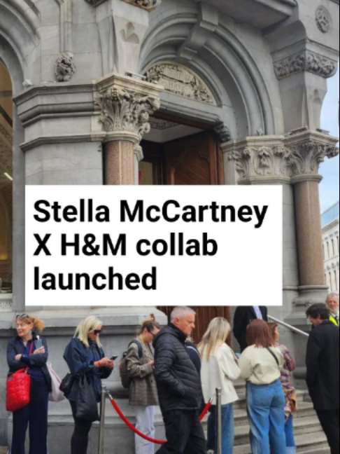 Dublin shoppers queued from 6am to swoop on Stella McCartney X H&M collaboration. Video: Niamh Browne You can read the full story at the link in our bio