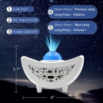 White Starry Projector