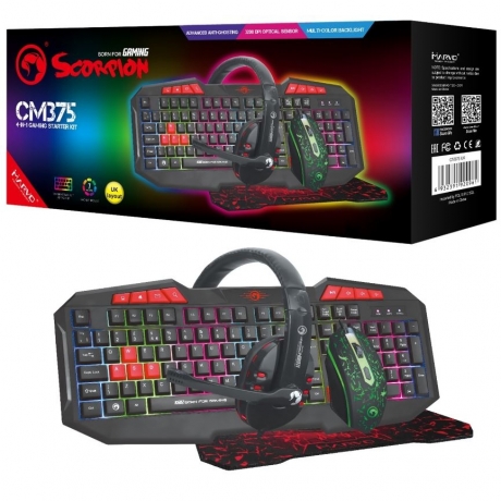 Marvo Scorpion CM375 4-in-1 Gaming Starter Kit