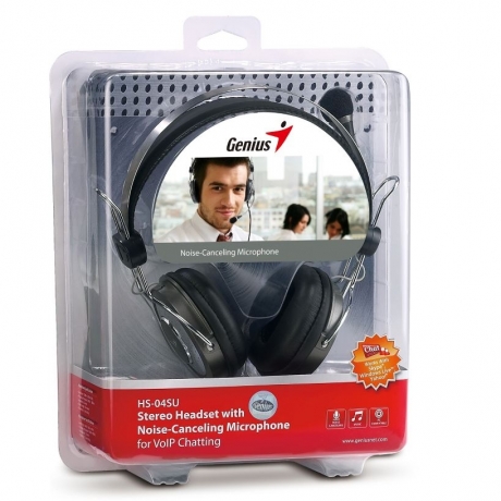 Genius HS-04SU Luxury Noise Cancelling 3.5mm Headset