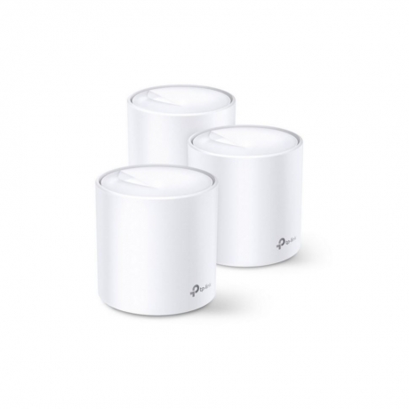 TP-LINK (DECO X20) Whole Home Mesh Wi-Fi 6 System, 3 Pack, Dual Band AX1800, OFDMA & MU-MIMO, One Unified Network