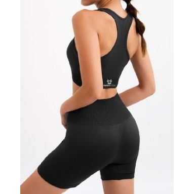 Daddy Cow Seamless yoga workout gym two piece