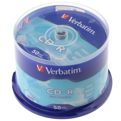 Verbatim 700 MB 52X CD-R, 50 Pack