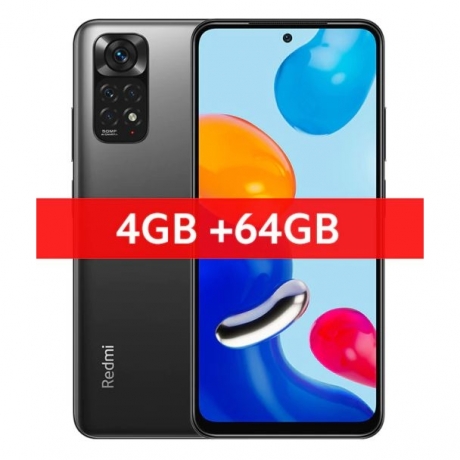 Global Version Xiaomi Redmi Note 11 Mobile 64GB 4GB Snapdragon 680 Octa Core 33W Pro Fast Charging 50MP Camera