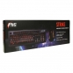 Pulse PXG Strike LED Gaming Desktop Kit, 7 LED Colour Options, Backlit Multimedia Keyboard, 800-2000 DPI LED Mouse w/ 7 Buttons